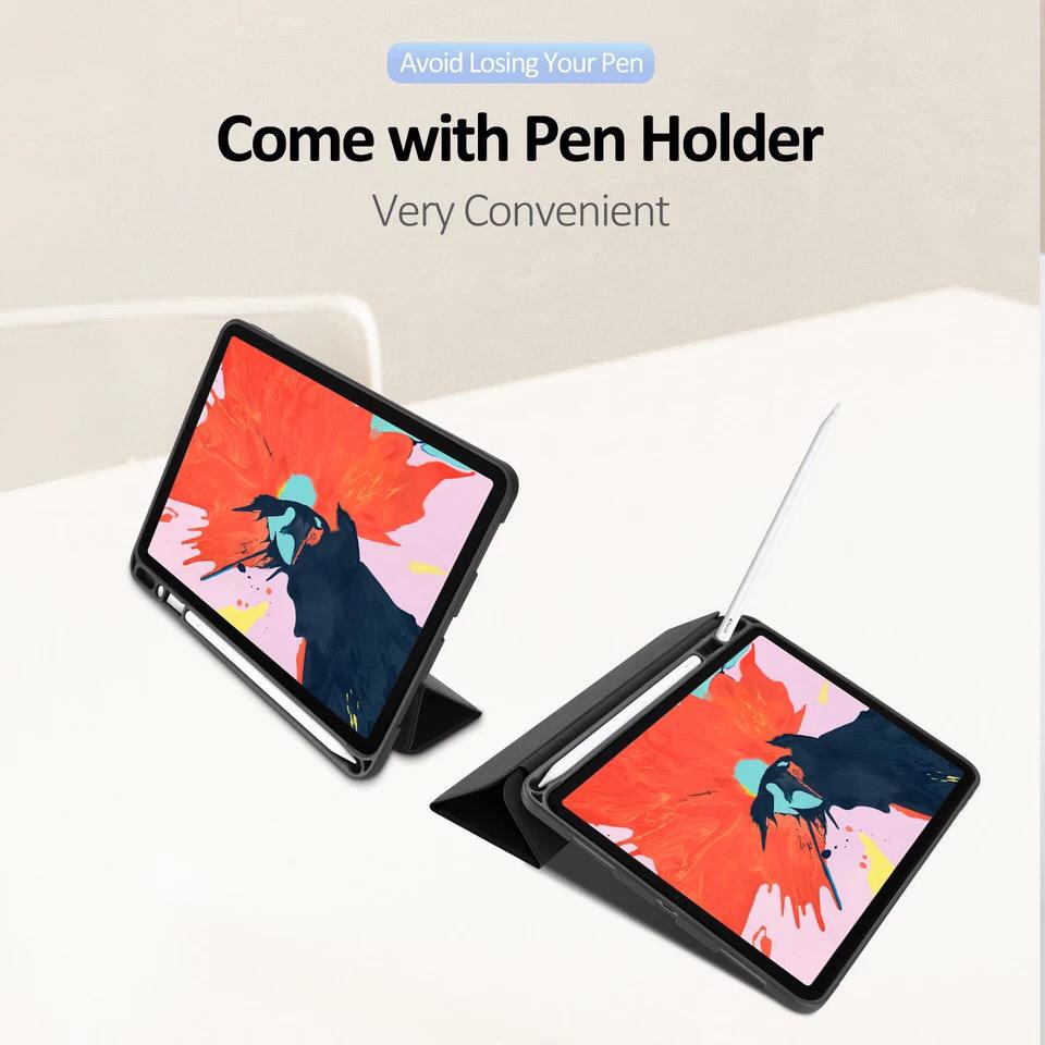 Smart Cover Apple Ipad Mini 4 / Ipad Mini 5 Smart Case TPU With Slot Pen