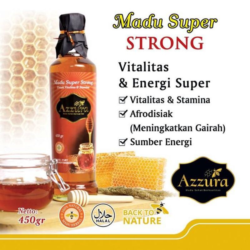 

Madu Super Strong 450gr 500gr Madu Azzura