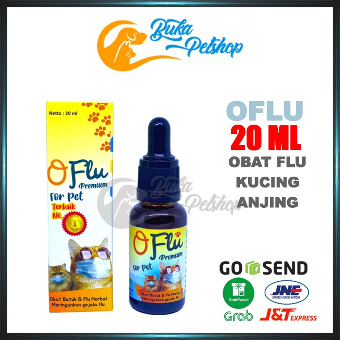 Obat Pilek Kucing Obat Pilek Anjing OFLU Obat Flu PREMIUM 20ml