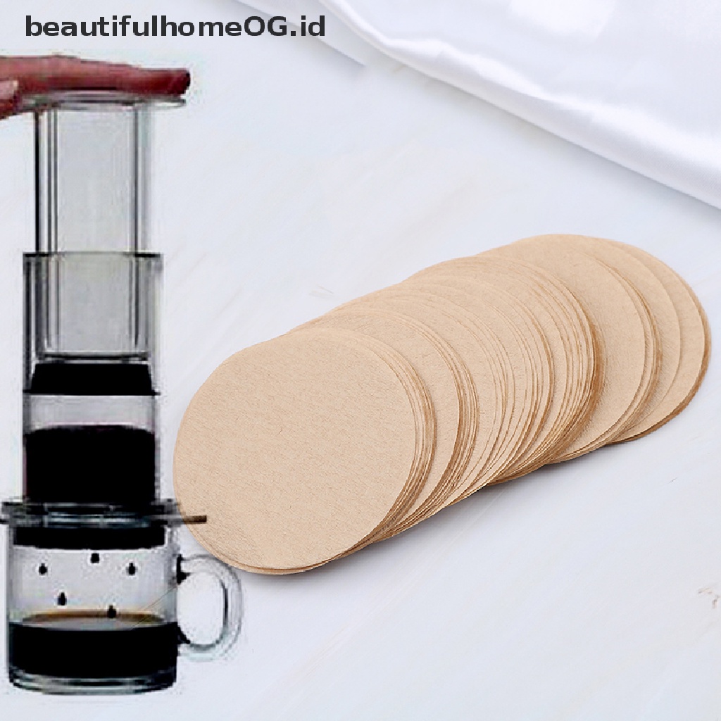 100 Pcs Kertas Filter Pengganti Pembuat Kopi Untuk Aeropress