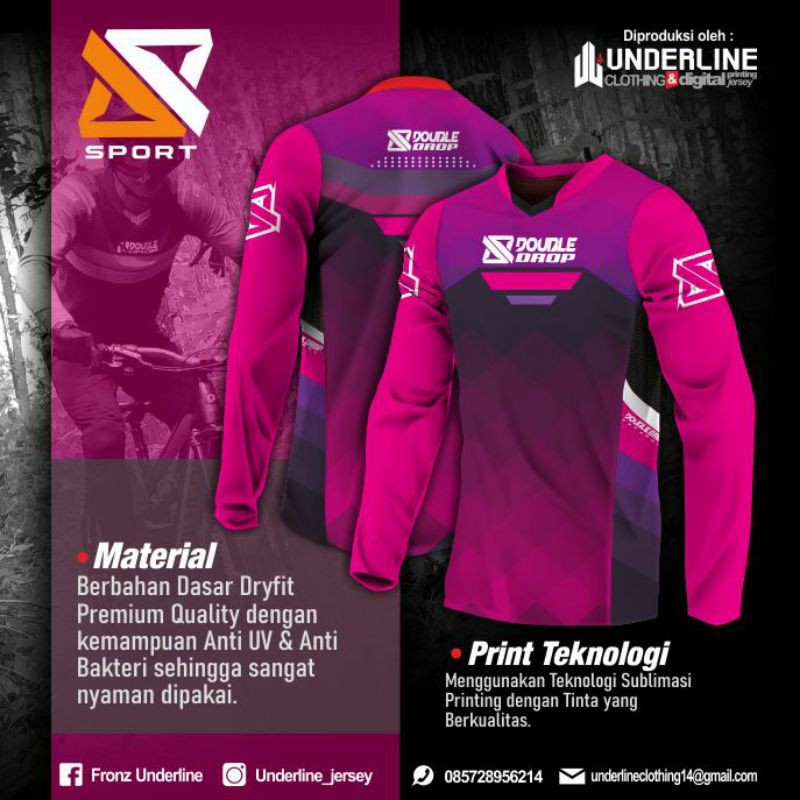 Jersey Sepeda MTB Downhill