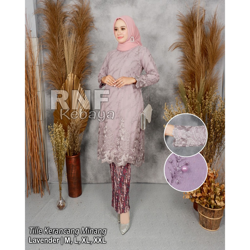 Tille / Tulle Kerancang Minang / kebaya / set kebaya RnF by: Think-thank Fashion