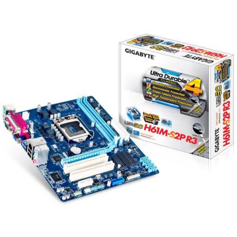 Mainboard Gigabyte H61M S2P R3 Lga 1155