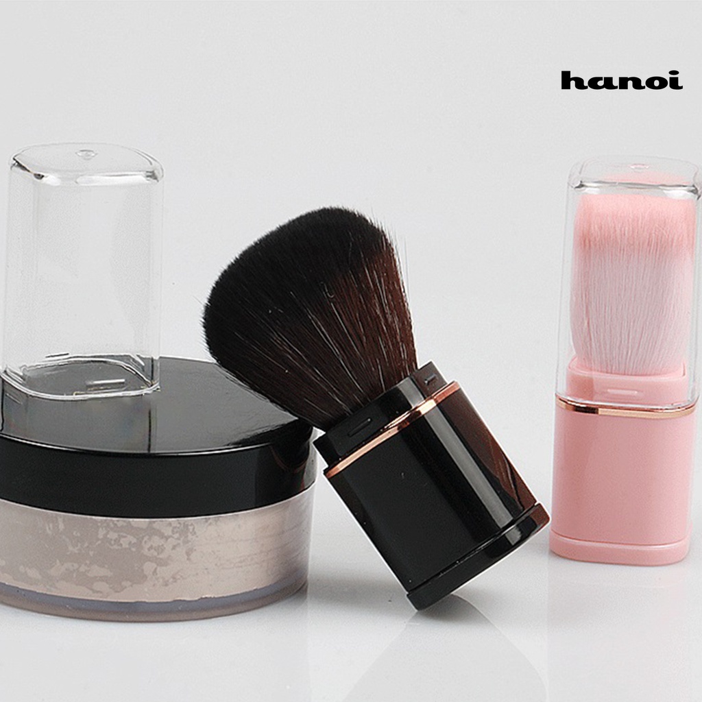 Han / Beauty Brush / Kuas Bedak Tabur Single-end Adjustable Teleskopik Untuk Makeup / Kosmetik Wanita