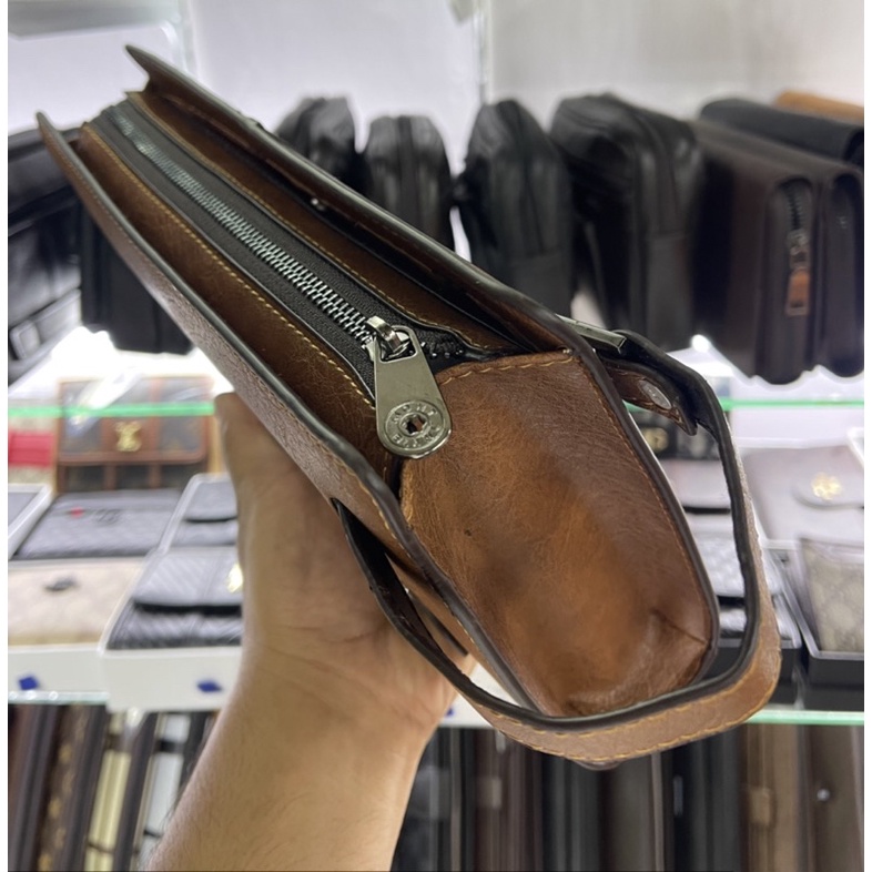 Handbag MB Model Gagang Tas Pria/Wanita Kulit Import