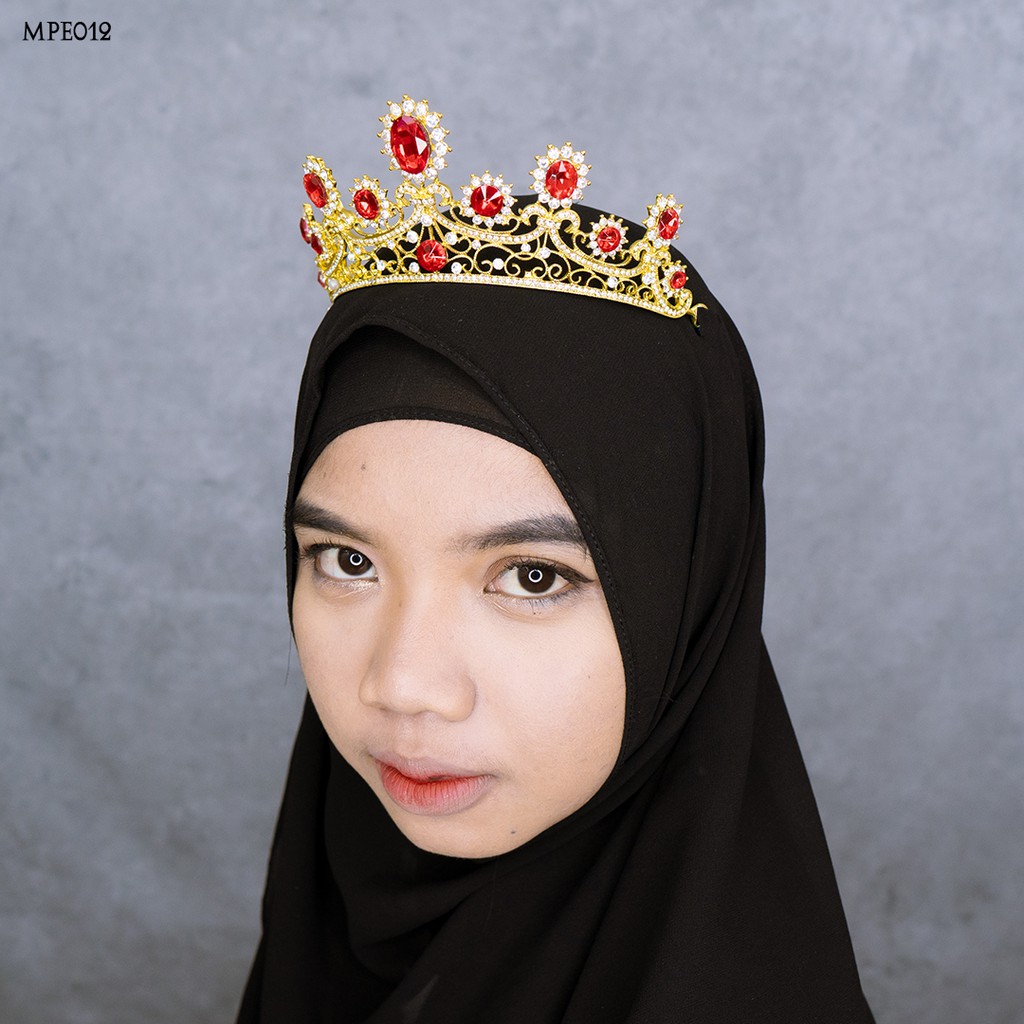 [PRODUK TERBATAS] MAHKOTA WANITA BRIDAL FASHION PENGANTIN PERMATA MPE012