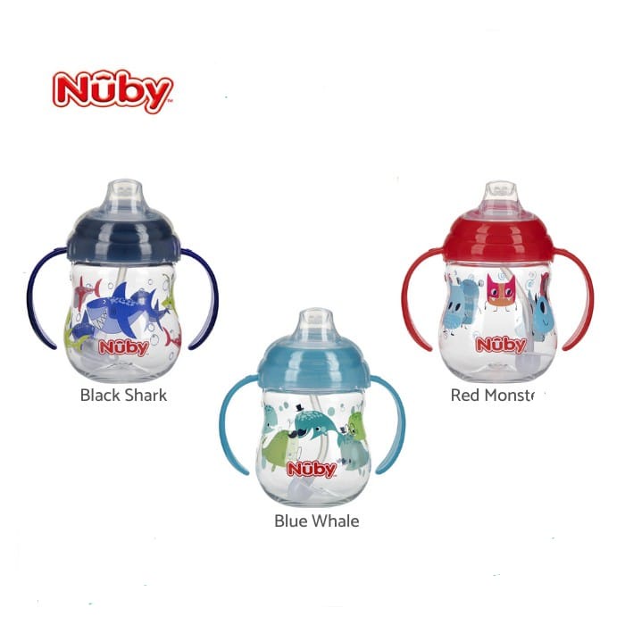 Nuby Tritan Spout 270ml - Botol Minum anak