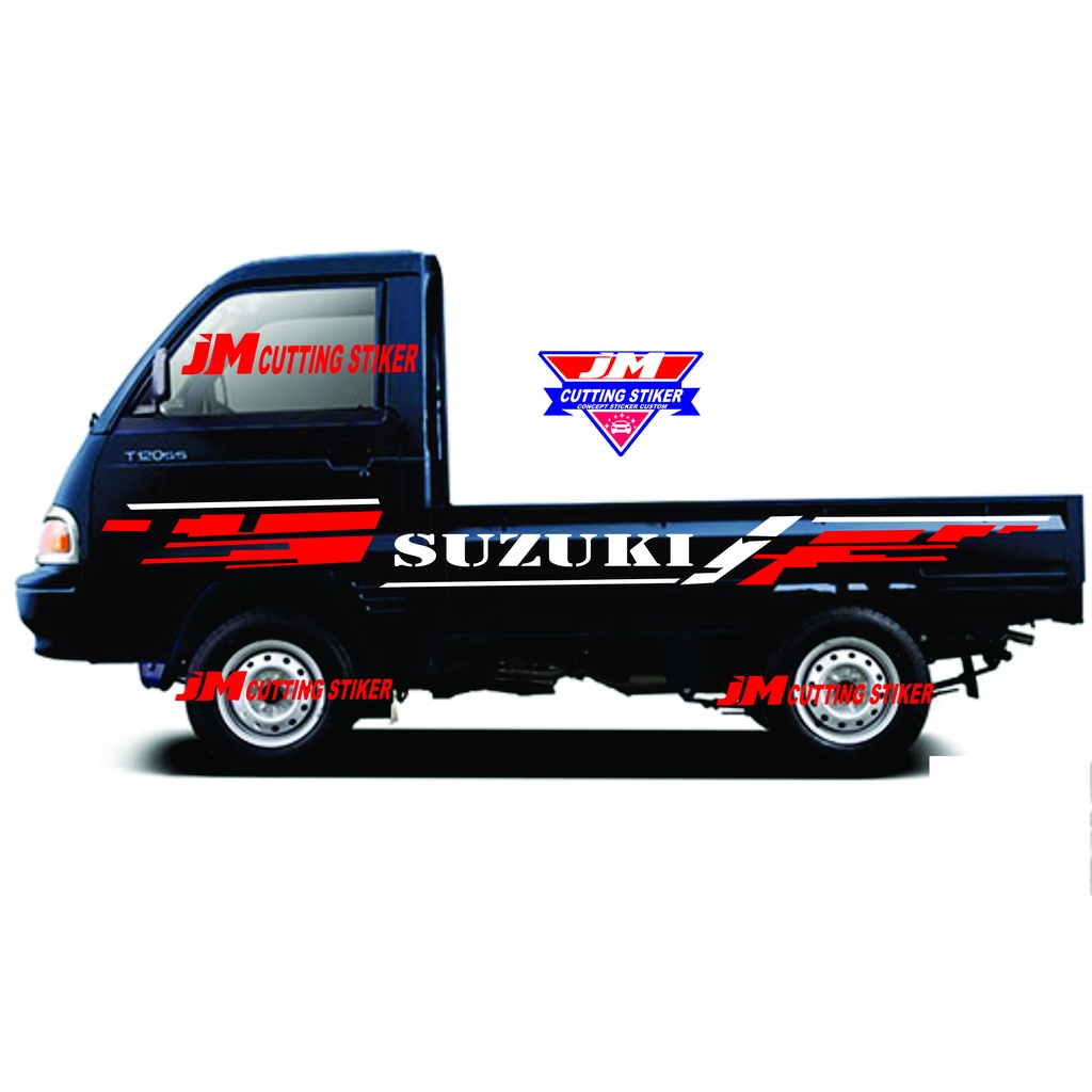 Stiker mobil pick up carry apv gran max l300 cutting sticker mobil pick up universal