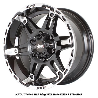  Velg  Mobil  Pelek Offroad Model NATAI JT6084 HSR Ring  16  