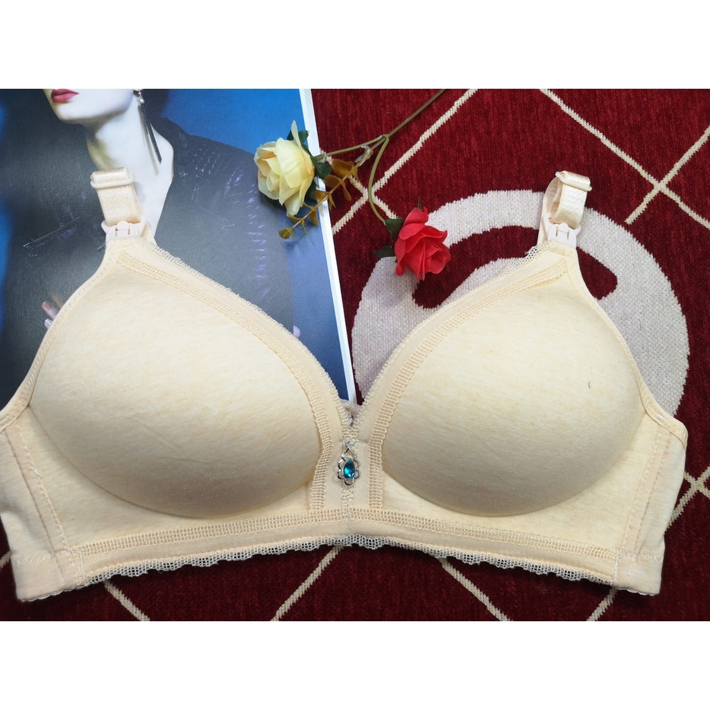 Bra/BH menyusui Import 617# Busa Tipis Tidak ada Kawat Kain Lembut