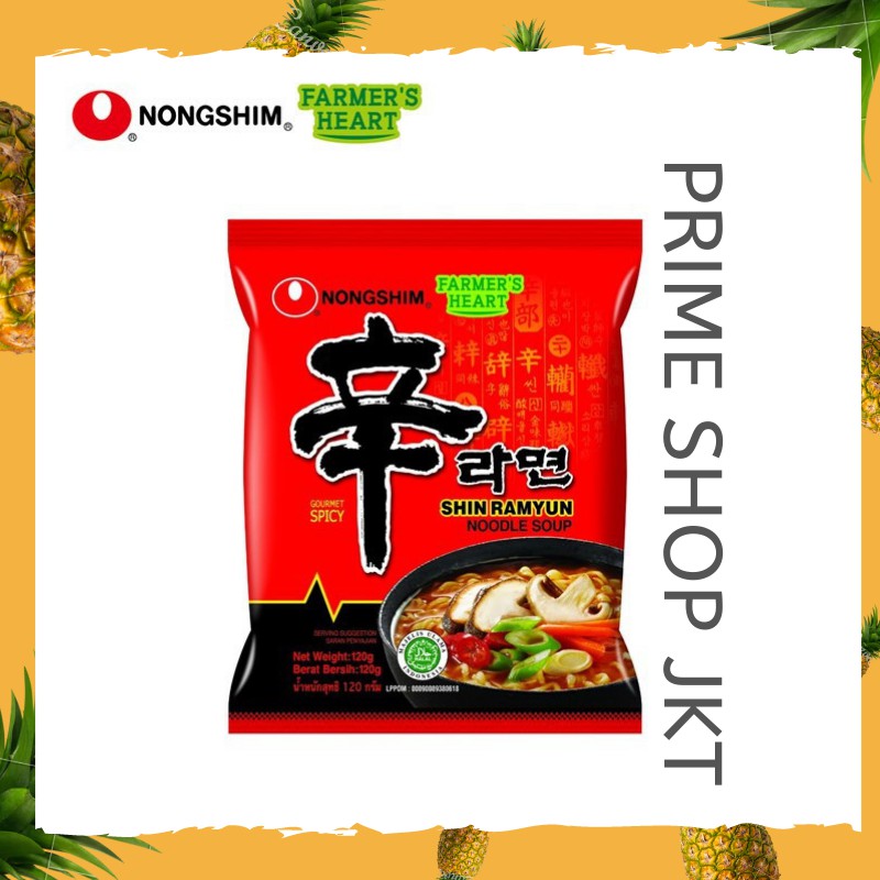 

Nongshim Shin Ramyun Spicy Mushroom 120gr - Mie Instant Korea Halal