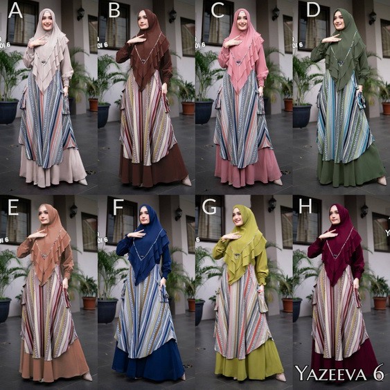 Gamis YAZEEVA 6 Original by ALUNA MIRRANDA