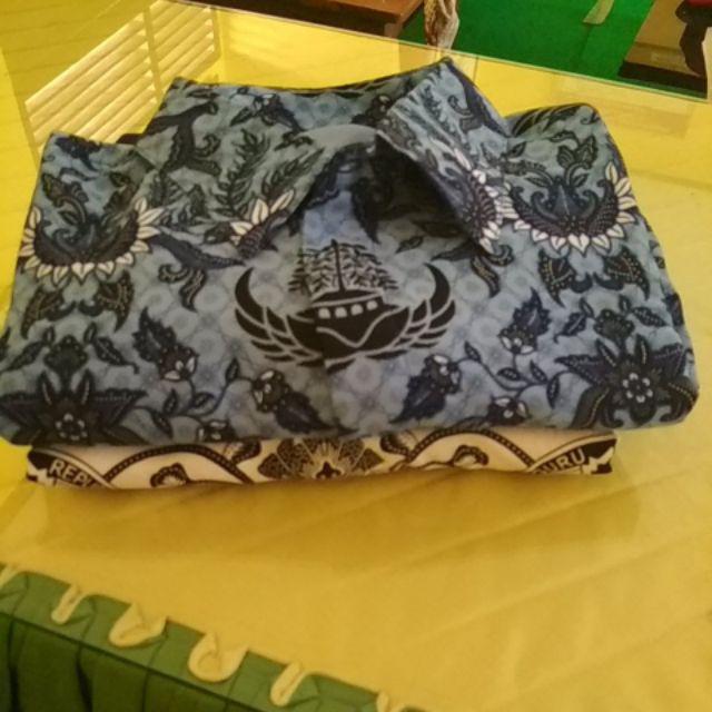 Baju Seragam Batik Pgri Sutra Sutera