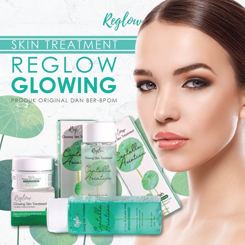 Reglow Skincare Original BPOM Perawatan Pencerah pemutih Wajah Reglow