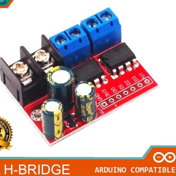 Driver Motor DC Dual Bridge 5A 3-14V Compatible L298N L293D Arduino