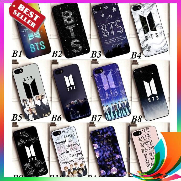 【TERBARU】 PREMIUM Case Hp Glass MOTIF BTS XIAOMI REDMI NOTE 5 PRO