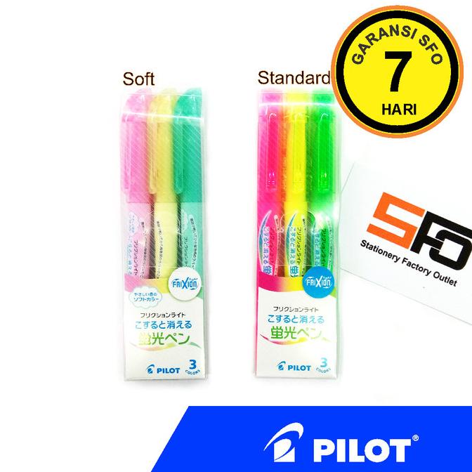 

yang dicari@@@@] Erasable Highlighter Pilot Frixion Light isi 3