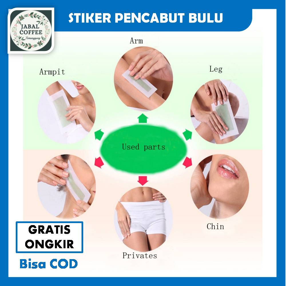 Pencabut Bulu Strip / Kertas Pencabut Bulu / Hair Removal Strip Waxing Paper Wax / Paper Wax J134