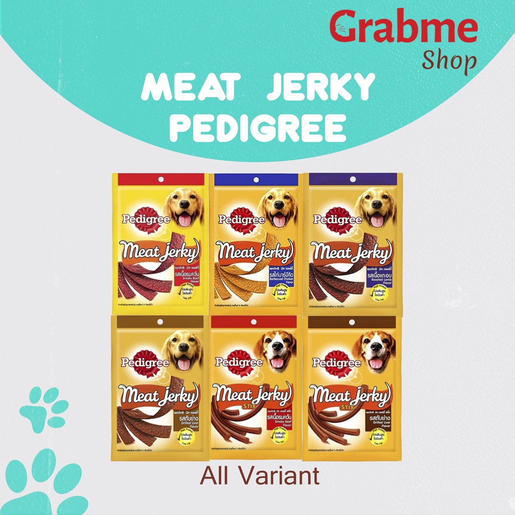 Makanan Snack Anjing Pedigree Meat Jerky All Variant