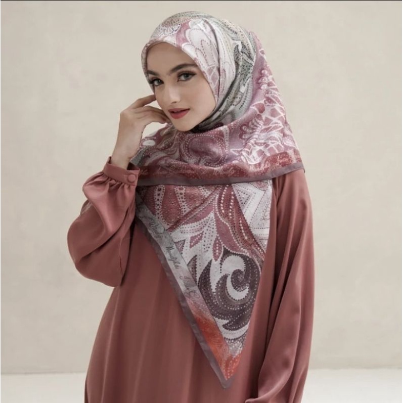 LEMBAYUNG RED SCARF BY WINDY X MANDJHA IVAN GUNAWAN