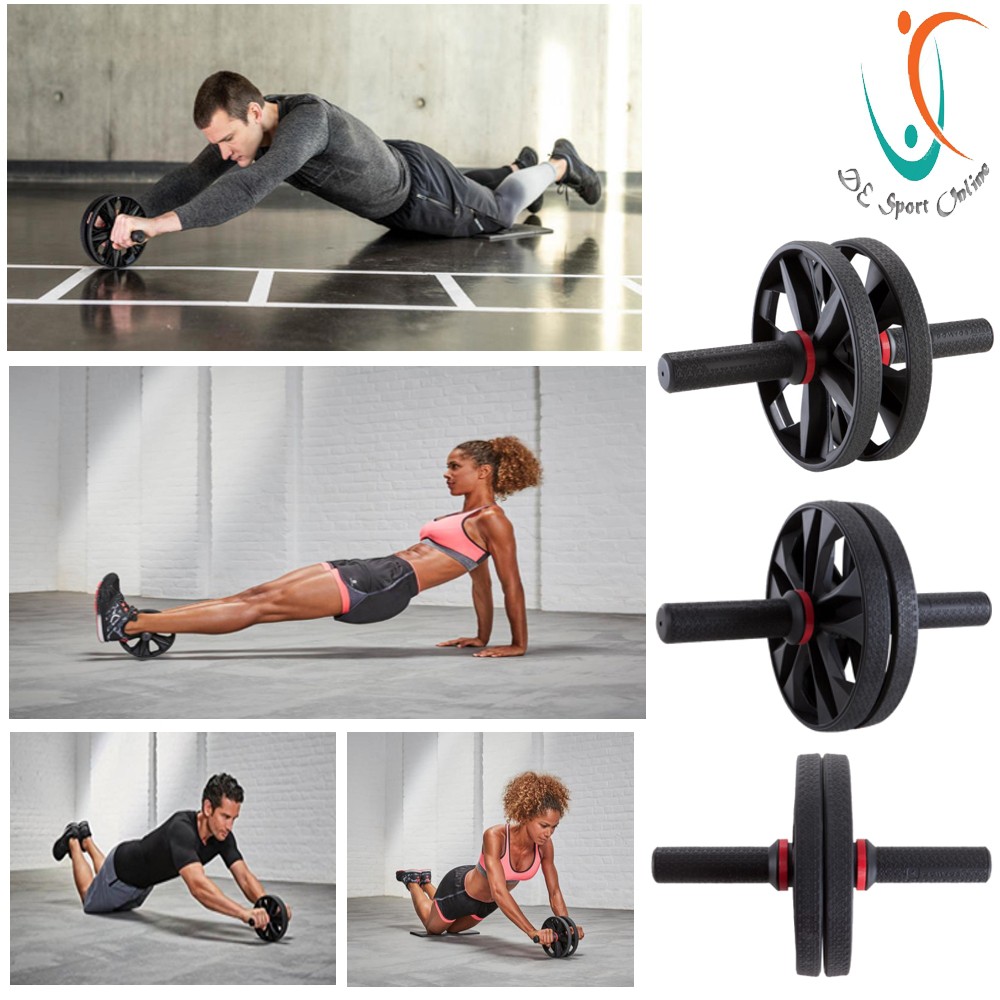 ALAT FITNES PELANGSING TUBUH PENGECIL PERUT AB WHEEL ROLLER PRODUK IMPORT CROSS TRAINING AB ROLLER ORIGINAL DOMYOS