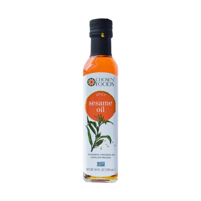 

Chosen Foods Spicy Sesame Oil 250 Ml