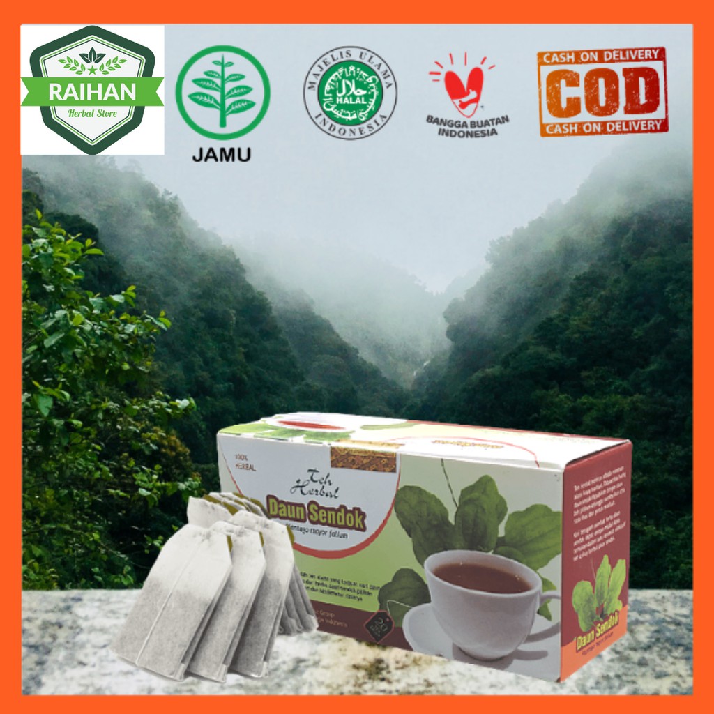 

Teh Daun Sendok Tazakka Minuman Herbal untuk pegel Linu dan Nyeri Sendi Teh Daun Sendok Tazakka isi 20 KAntung teh celup