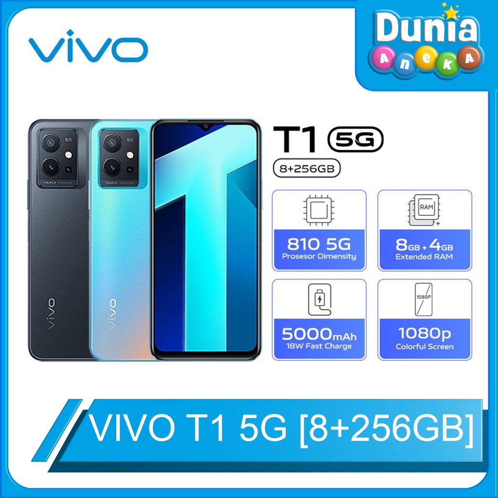 VIVO T1 5G 8/256GB SMARTPHONE - GARANSI RESMI VIVO