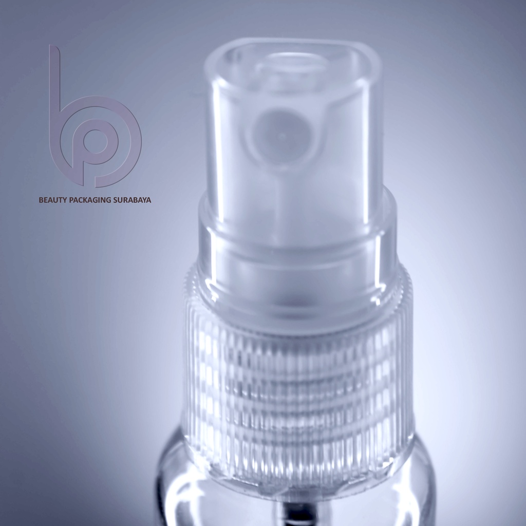 Botol Plastik PET 27ml BR Bening Tutup Spray