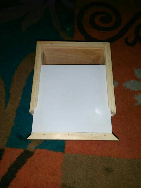 Kotak Tisu Kayu Pinus Kecil / Tempat Tisu Kayu Pinus Kecil (Tissue Box)