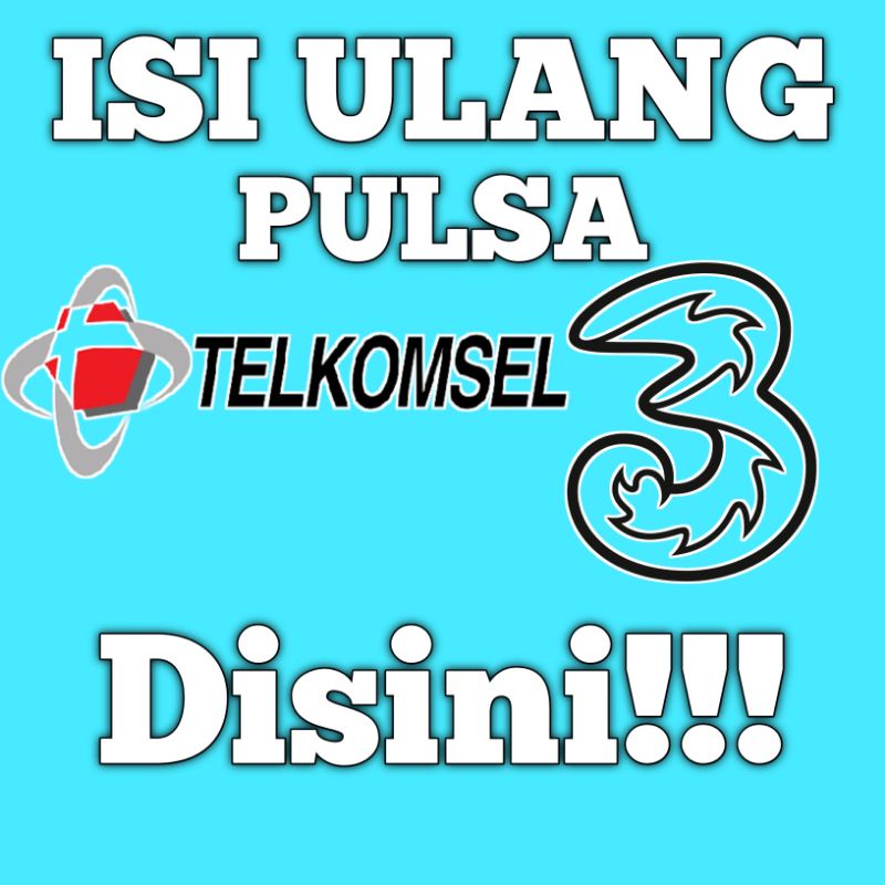 Isi Ulang Pulsa Telkomsel & Tri Murah