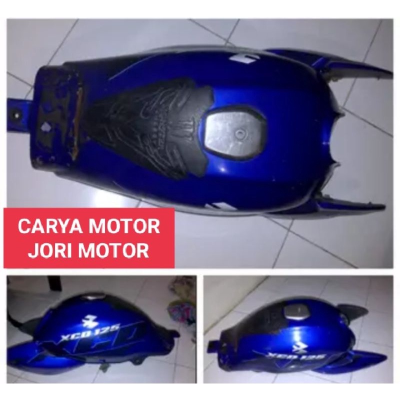 TANGKI TENGKI BENSIN BAJAJ PULSAR 125 XCD ASLI ORIGINAL C0P0TAN BAWAAN MOTOR TERLARIS NON BARU