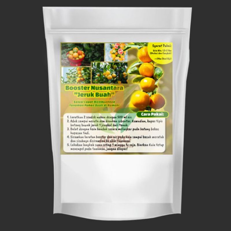pupuk boster jeruk -mempercepat pertumbuhan buah dan bunga tanaman jeruk