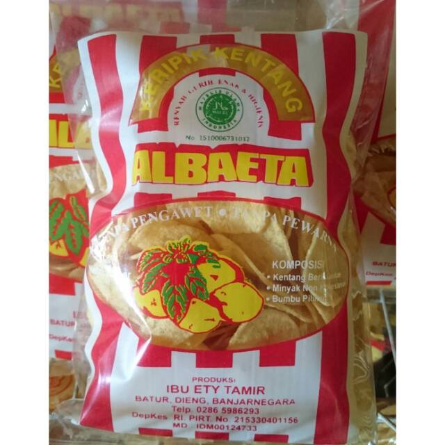 

Keripik kentang Albaeta 200 gr