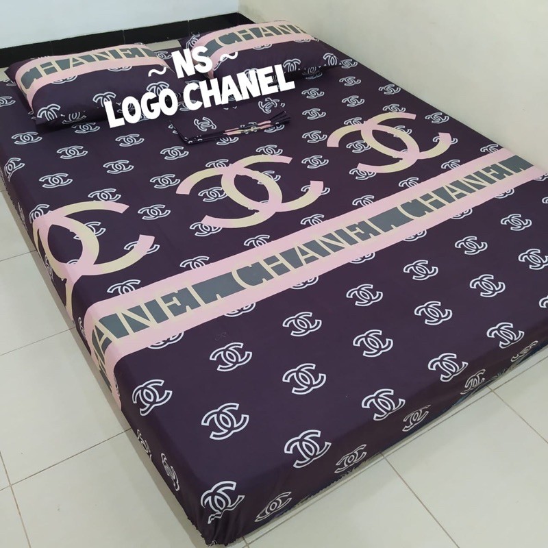 Sprei karakter motif LOGO CHANEL