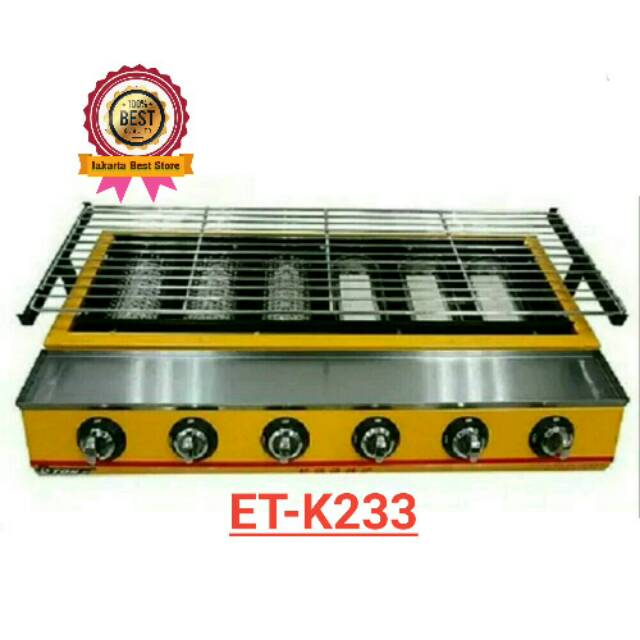 GETRA ET-K233 Alat Pemanggang sosis 6 Tungku | Shopee Indonesia