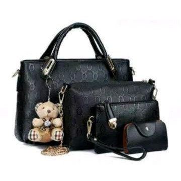 tas wanita tas import tas hitam tas set 4 in 1 tas kulit tas batam
