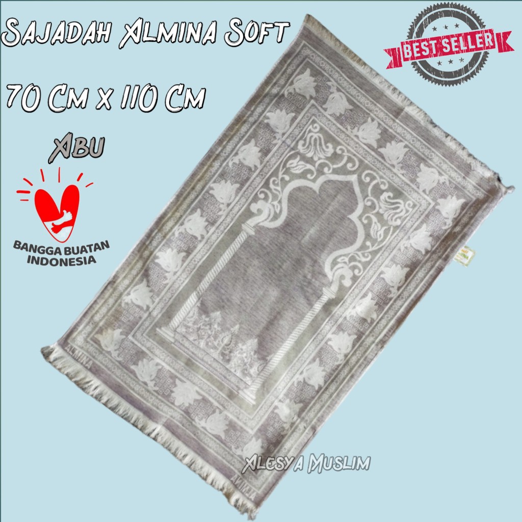 Sajadah made in turkey/sajadah Almina Soft/sajadah bahan katun Poly/bisa bayar ditempat/COD