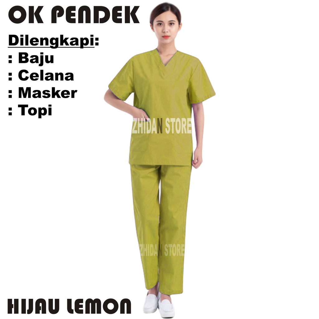 Baju Ok Baju Oka Lengan Pendek Baju Jaga Baju Perawat Model Terbaru
