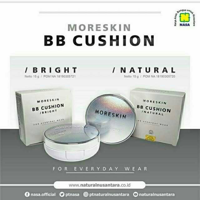 Moreskin BB Cushion NASA || Foundation Moreskin NASA