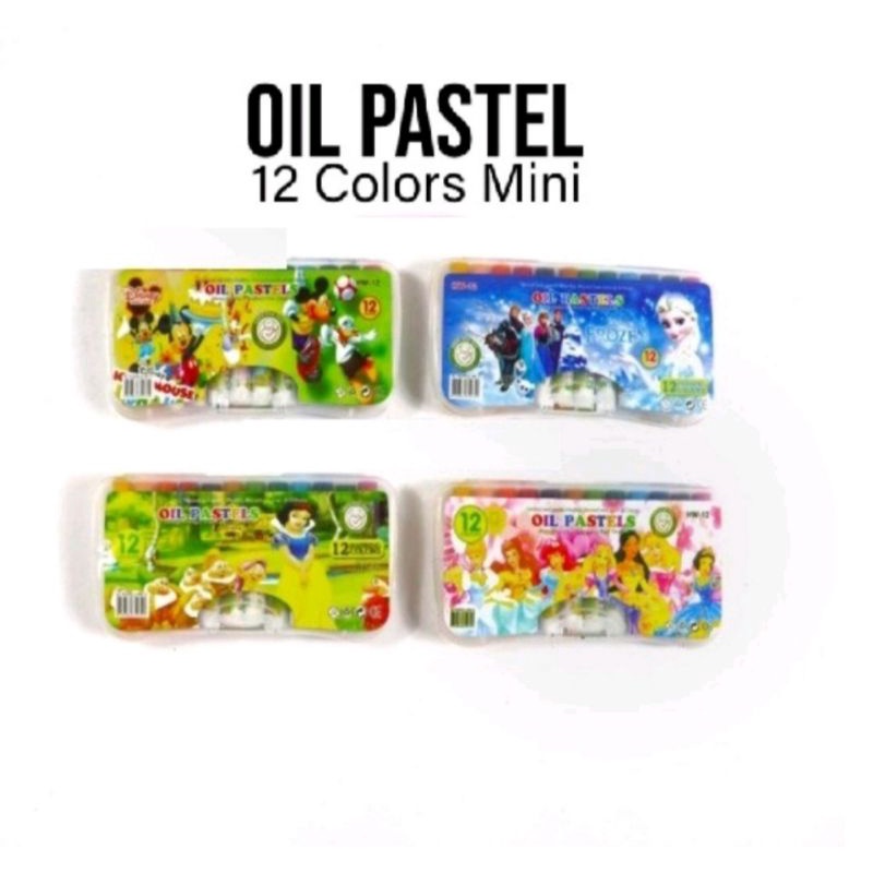 

ASEMKA777 - Crayon Mini 12 Warna / Oil Pastel / Krayon Set Kecil Murah Anak Anak