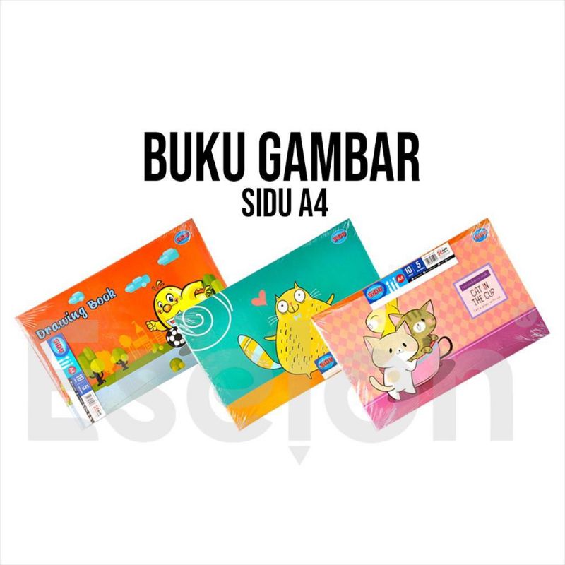 

Buku gambar SIDU A4 / 1pack buku gambar SIDU A4