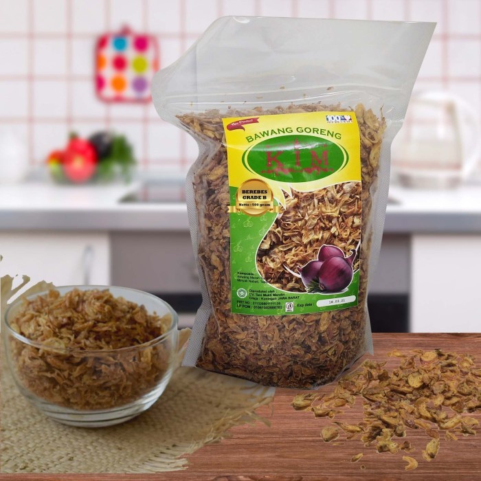 

Bawang Goreng Brebes Grade B Kemasan 500 Gram