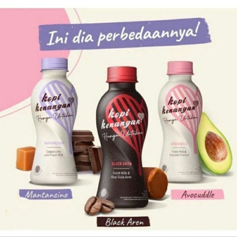 

kopi kenangan kemasan botol 220ml .