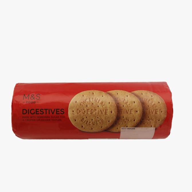 Digestive Cookies Mark Spencer Biscuit Plain Biskuit 400grams