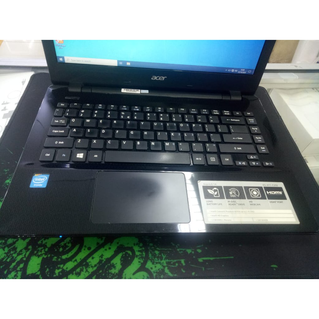 LAPTOP LEPTOP SEKEN BEKAS SECOND ACER CELERON LAYAR 14 INCI RAM 2GB INTEL CELERON MULUS GARANSI  SEMUA MASIH ORIGINAL