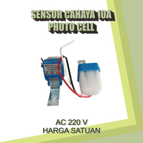 Sensor Cahaya Fotosel Photo Cell Electric Lighting 10A Photosell AC 220V Foto Cell Sell Sel