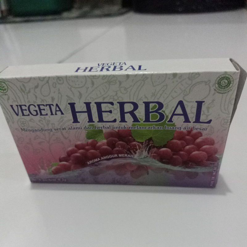 

Vegeta herbal box isi 6 sachet