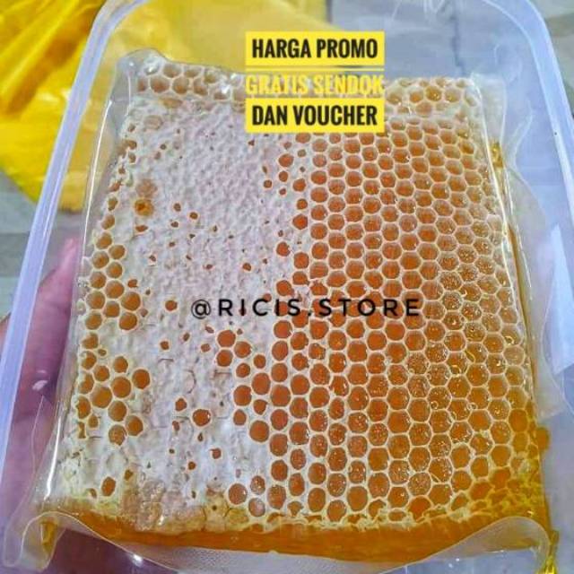 [[FREE ONGKIR]]MADU SARANG ASLI RAW HONEY SARANG MADU HONEYCOMB madu murni