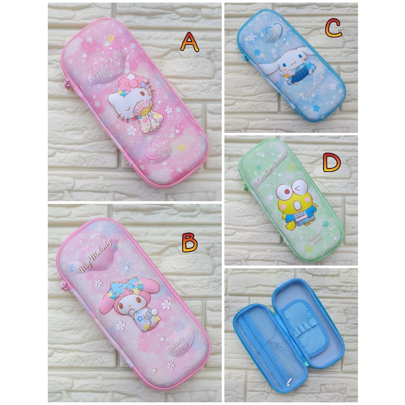

TEMPAT PENSIL HARD CASE ORI HELLO KITTY CINAMOROLL MELODY (23X10X5)